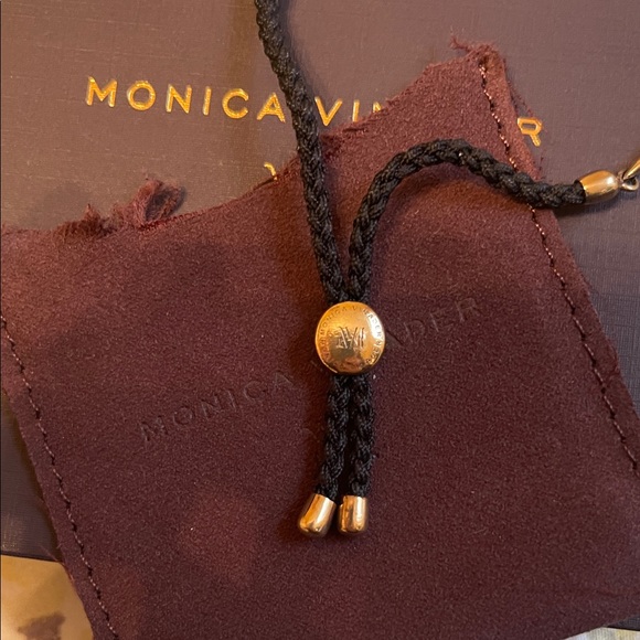 Monica Vinader Gold and Black Bracelet - Picture 2 of 5